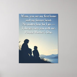 Mother’s Day Gift for Mom Love Quote Canvas Print
