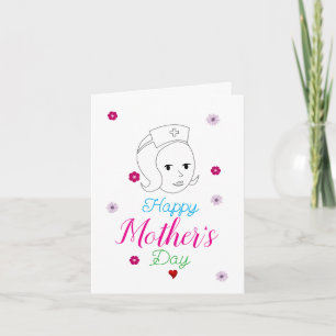 Mother’s Day greeting for nurse Card