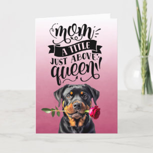 Mother’s day.. Mom, a title just above a queen Thank You Card