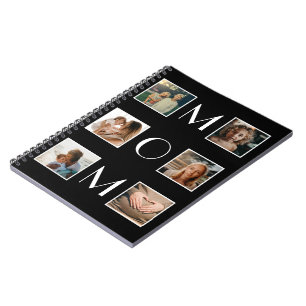 Mother’s Day Mom Family Child 6 Photo Collage Notebook