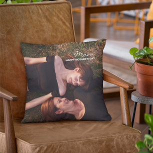 Mother’s Day My Best Friend Custom Photo Throw Pillow