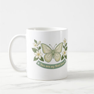 Mother’s Day - My First Love Butterfly Floral Coffee Mug
