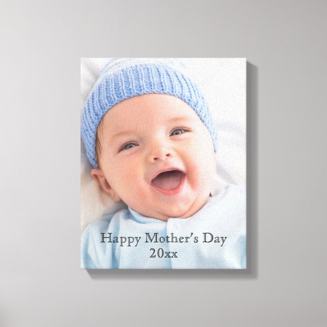 Mother’s Day Photo Wall Canvas Print (Front)