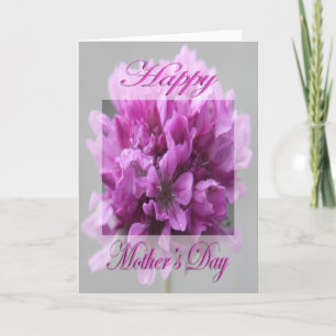 Mother’s Day Pink Flower Card