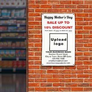 Mother’s Day Sale Business White 2.5’ x 4’ Banner