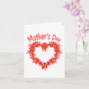 Mother’s Day - Tulip Heart - Illustration Card