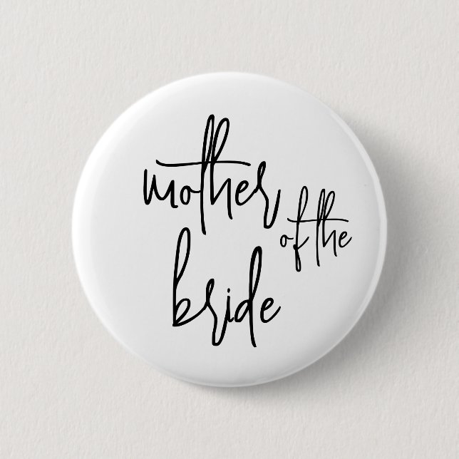 Mother the bride Button (Front)