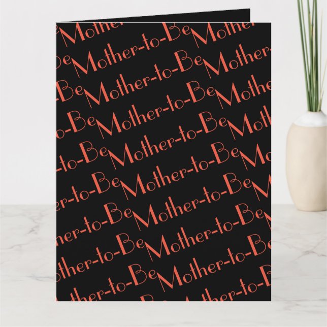 Mother-to-be Card (Front)