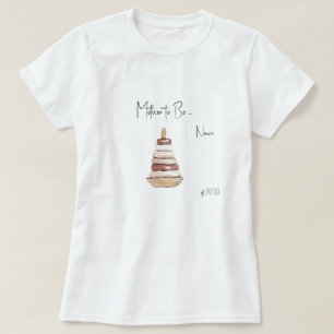 Mother-to-Be Vintage Boho Baby Shower T-shirt 