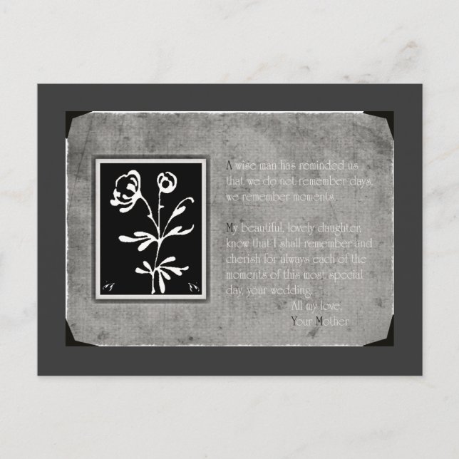 Mother to Daughter Postcard (Front)