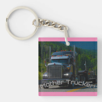 Mother Trucker! Female Driver Series Keychain