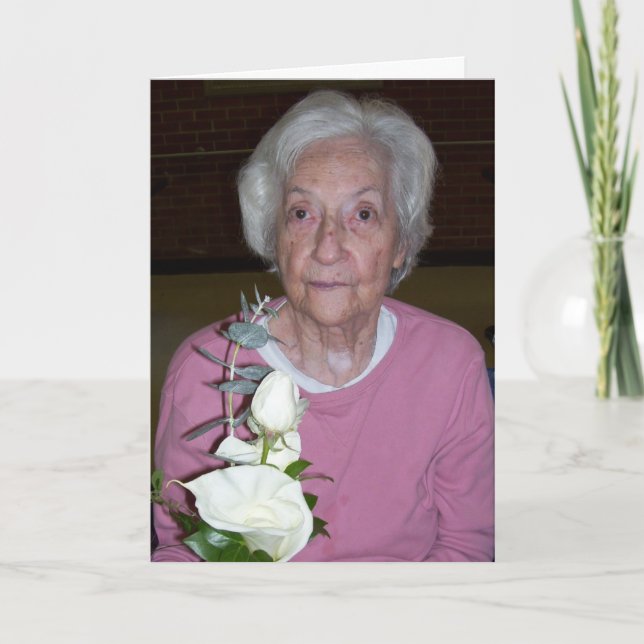 Mother with Alzheimer's Card (Front)