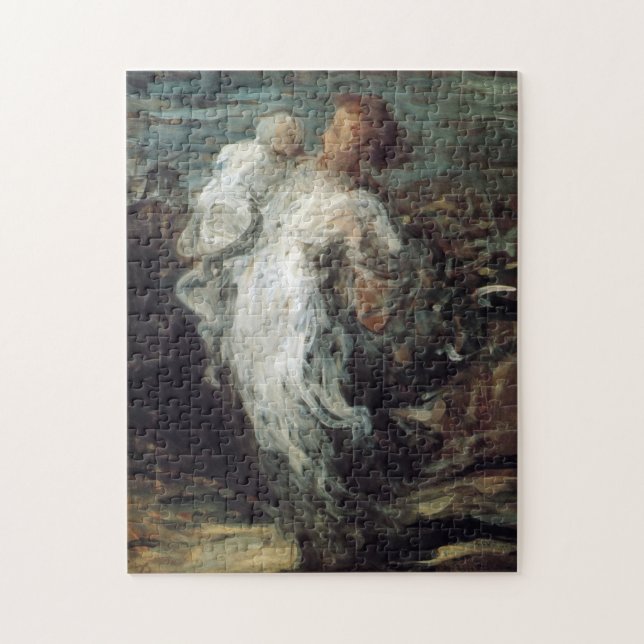 “Mother with Child” art puzzle (Vertical)