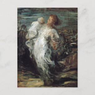 “Mother with Child” postcard
