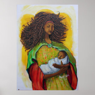 Mother with Child Poster