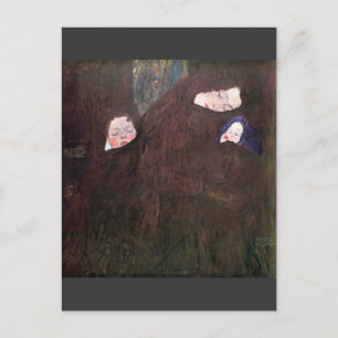 Mother with Children by Gustav Klimt Postcard