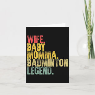 Mother Women Funny Shirt Wife Card
