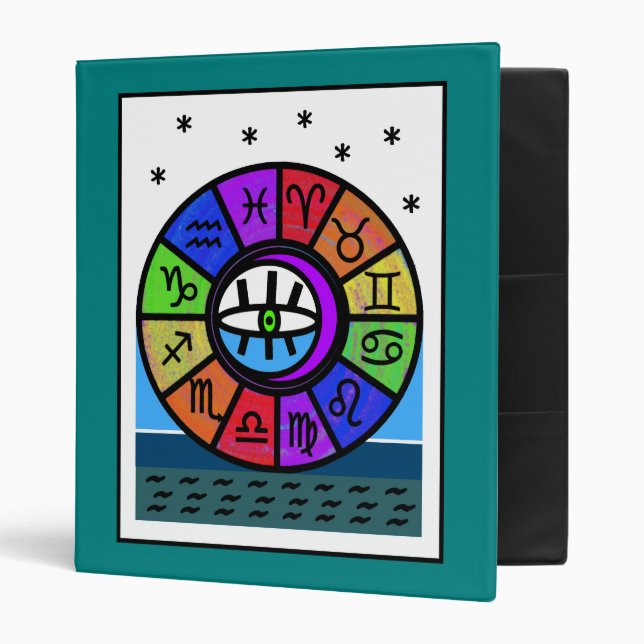 MOTHER ZODIAC'S GREEN EYE BINDER (Front/Inside)