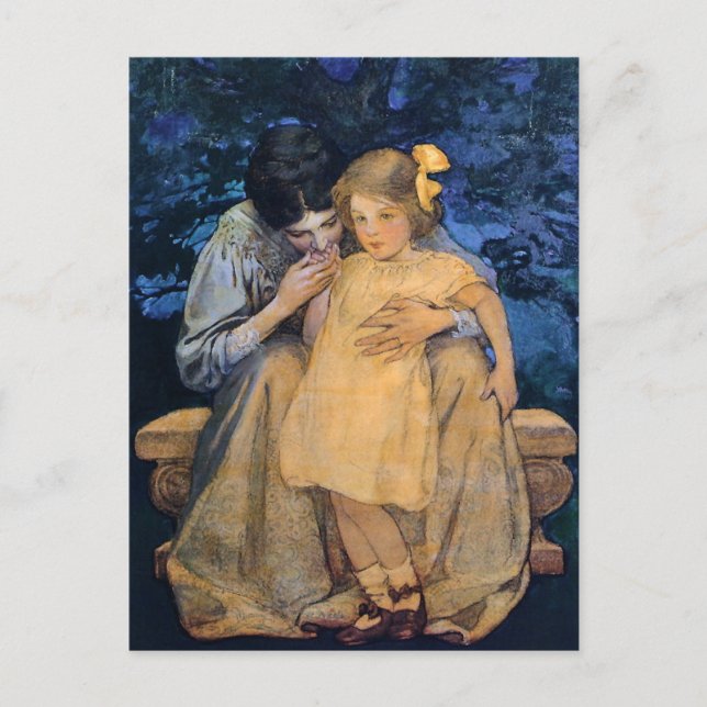 MotherandChild-1908 Postcard (Front)