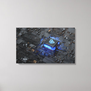 Motherboard Canvas Print