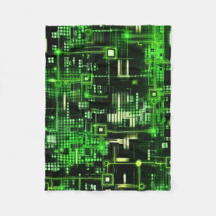 Motherboard Design Fleece Blanket