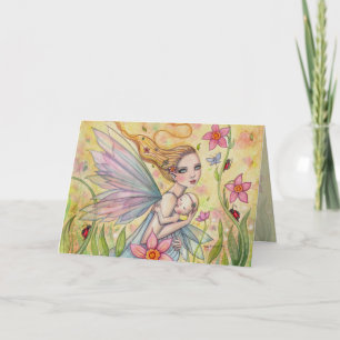 Motherhood Fairy Mother and Baby Fantasy Art Card