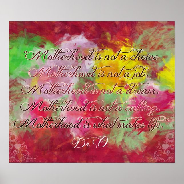 Motherhood Poster (Front)