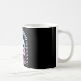 Motherhood social club skull mom floral retro coffee mug
