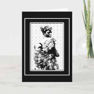 Motherhood thank you card