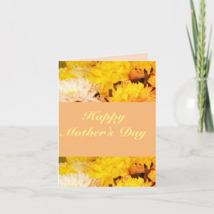 Mothering Sunday Bouquet Folded Greeting Card