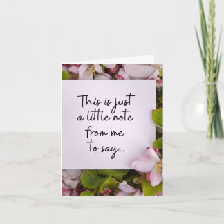 Motherless Mother's Day Card - Quick Note