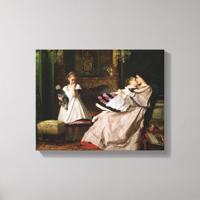 Motherly Love Canvas Print (Front)