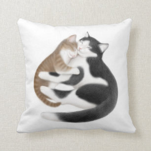 Motherly Love Cats Pillow