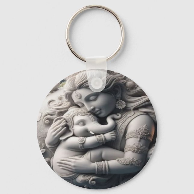 Motherly Love Key chain.  Keychain (Front)