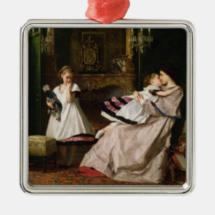 Motherly Love Metal Ornament