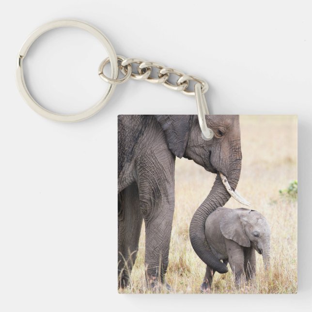 Motherly love photo keychain (Front)