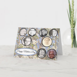 Mothers and Stepmother Photos Mothers Day Holiday Card