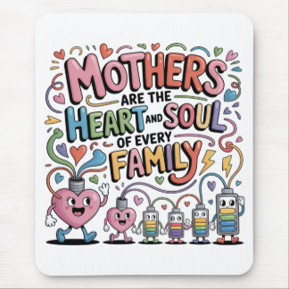 Mothers Are The Heart And Soul Of Every Family Mouse Pad