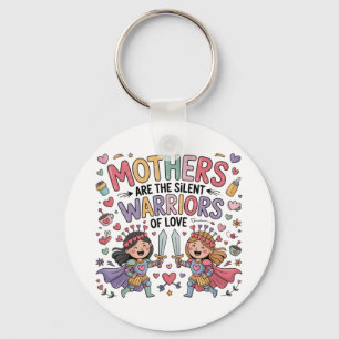 Mothers Are The Silent Warriors Of Love Keychain