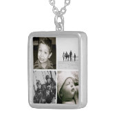 Mother's Children Photo Collage Necklace (Front Right)