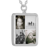 Mother's Children Photo Collage Necklace (Front Left)