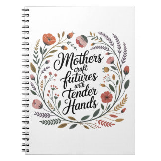 Mothers Craft Futures With Tender Hands Notebook