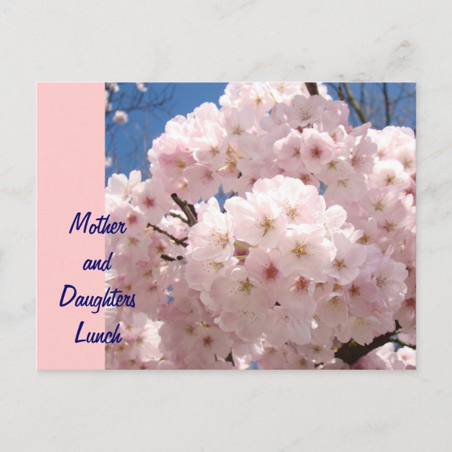 Mothers & Daughters Lunch! Invitation Announcement (Front)