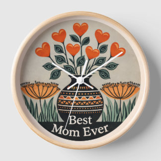 Mother's Day 10" Round Wall Clock
