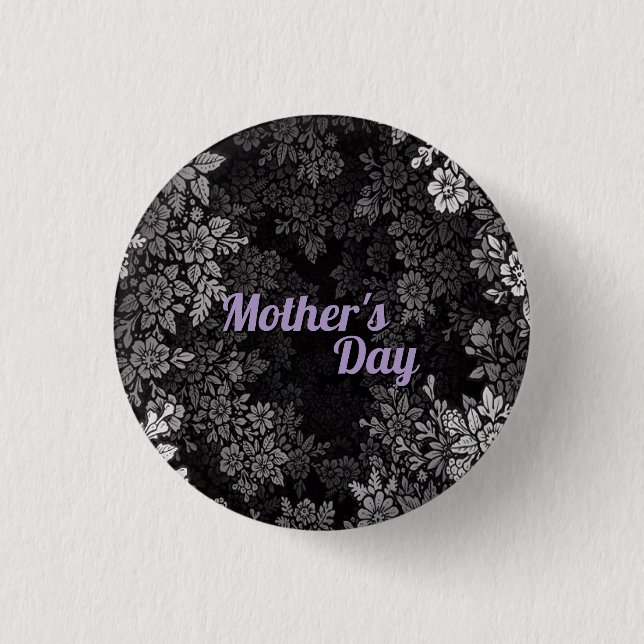 mother's day 1 inch round button (Front)