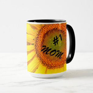 Mother's Day #1 Mom Sunflowers Mug