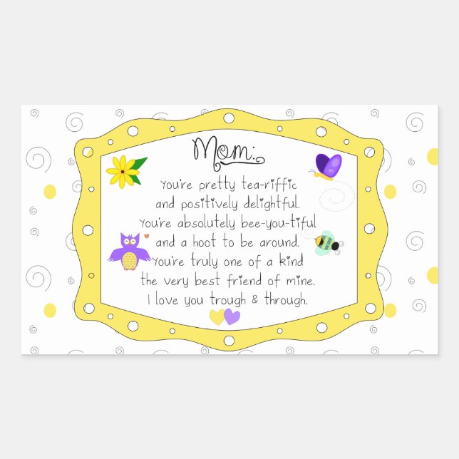 Mother's Day 2017 Sticker (Front)