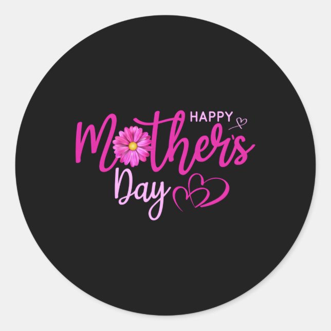 Mother'S Day 2023 Happy Mother'S Day 2023 For Mom Classic Round Sticker (Front)