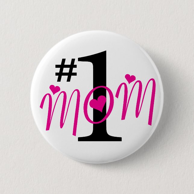 Mother's Day 2 Inch Round Button (Front)