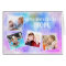 Mother's Day 4 Photo Family Collage on Watercolor